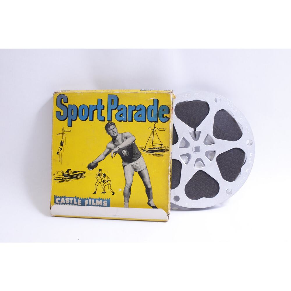 Castle Films, Sport Parade, 16 mm, Sun Sea and Sails, Vintage Media, Film